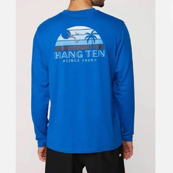 Hang Ten Men's Long Sleeve Sun Tee - Picture 3 of 5